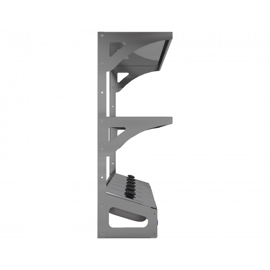 Condimentadora Pizzarola 6 Cubas Inox Com Prateleira - Aisa
